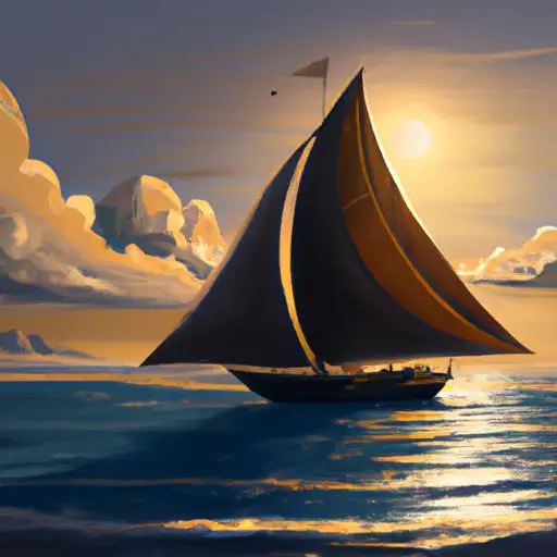 jibing on a sailboat